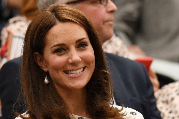 La Duchesse de Cambridge au tournoi de Wimbledon le 14 juillet 2018