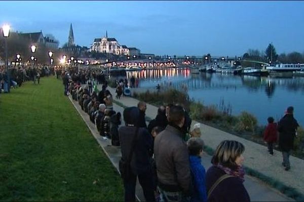 Les Auxerrois sont venus en nombre assister à l'inauguration des quais de l'Yonne