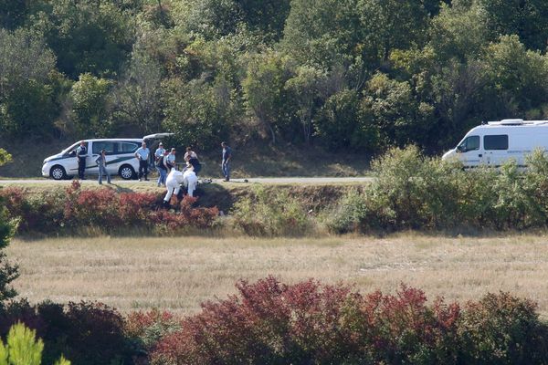 Un corps calciné a été découvert par les pompiers à Roullens dans l'Aude le 25 septembre 2017.