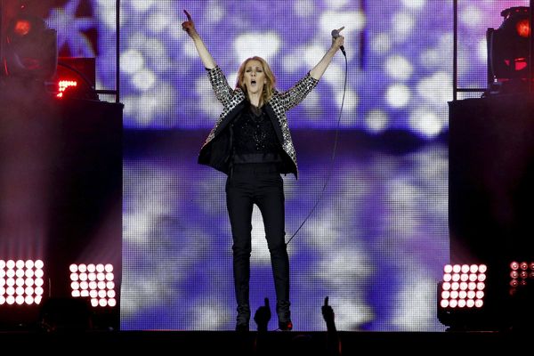 Céline Dion en concert à Nice