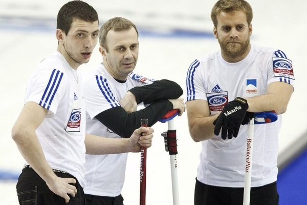 CANADA, Regina :  Wilfrid Coulot, Lionel Roux et Tony Angiboust en avril 2011. 