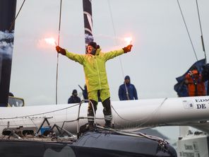 Charles Caudrelier remporte la première édition du tour du monde en classe Ultim ce mardi 27 février 2024.