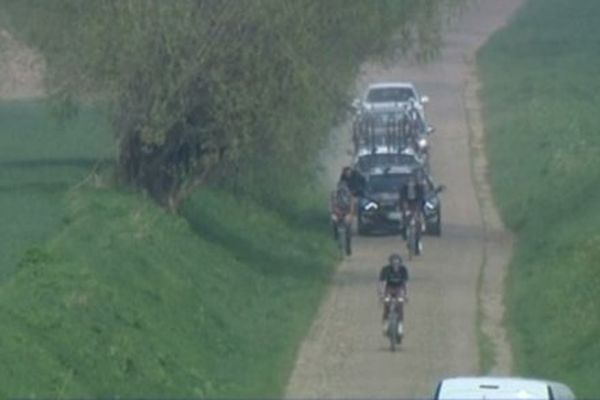 Le célèbre tracé du "Paris-Roubaix"