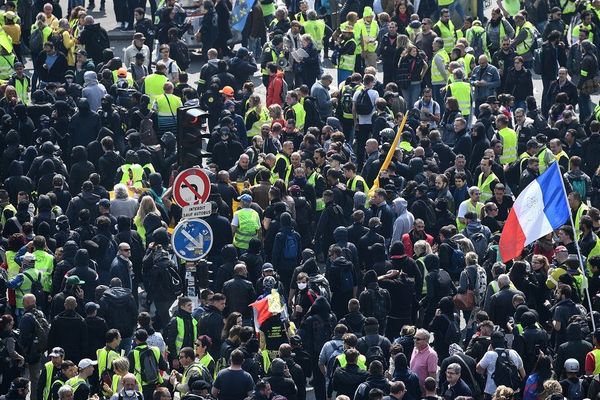 Manifestation des Gilets Jaunes le 1er mai à Paris