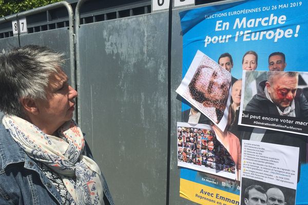 Patricia Bordas, référente de la République en Marche pour la Corrèze, envisage de porter plainte après la détérioration d'affiches électorales LREM à Brive et Malemort. 