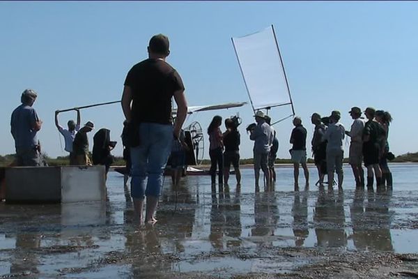 Le tournage de "Donne-moi des ailes", de Nicolas Vanier, a eu lieu en partie en juin 2018 au Grau-du-Roi, en Camargue