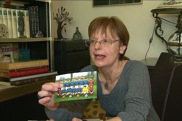 Maud Bessi, l'une des 1ère joueuse de football féminin française