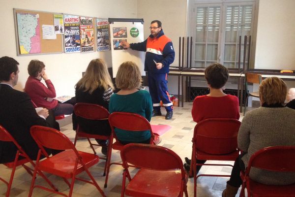 Formation organisée ce samedi 6 février à l'union départementale de protection civile de l'Aisne à Soissons.