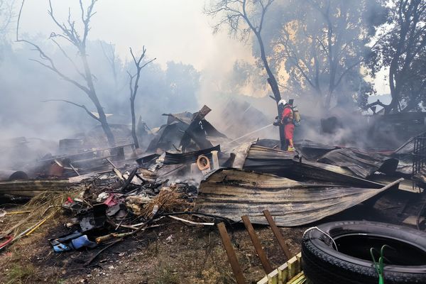 Un incendie s'est déclaré à proximité d'une habitation dans la région d'Ajaccio.