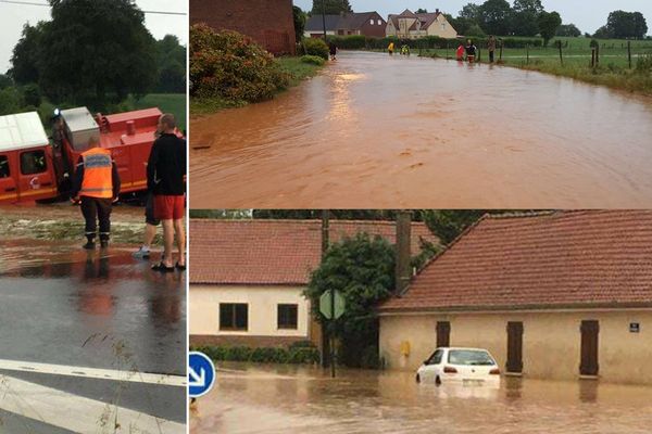 Inondations dans le Ternois ce jeudi soir