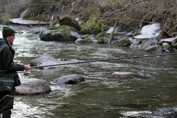 Pêcheur de truite