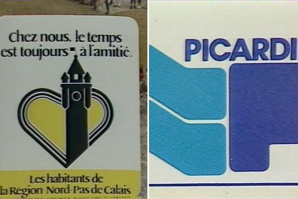 Des anciens logos du Nord Pas-de-Calais et de Picardie. En retrouvera-t-on des éléments sur le futur logo des Hauts-de-France ?