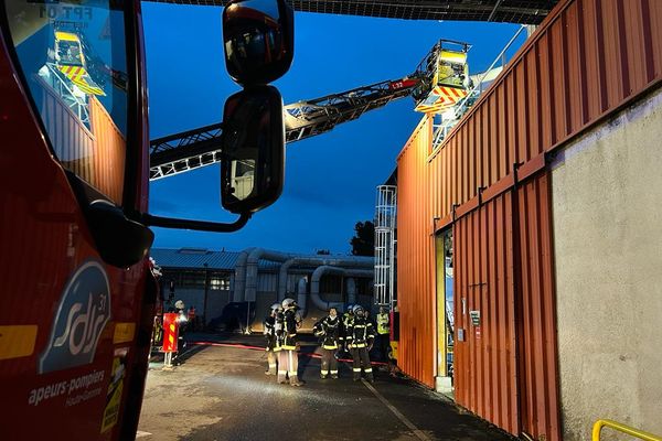 Intervention feu de silo