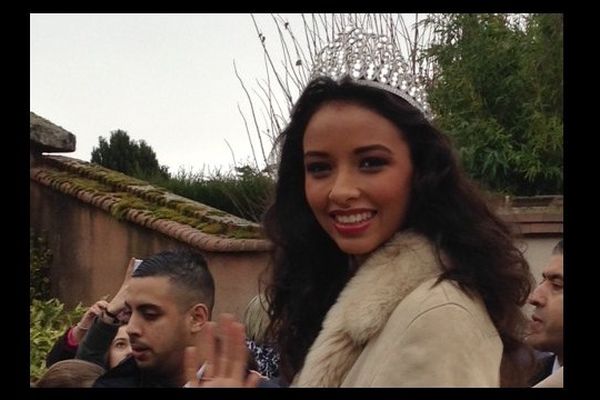 Miss France 2014 à Morancez sa commune d'adoption en Eure-et-Loir. 