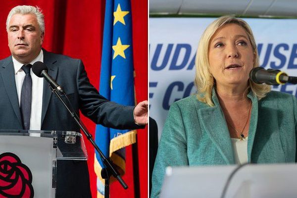 Frédéric Cuvillier et Marine Le Pen, en meeting le même jour, dans la même ville. 