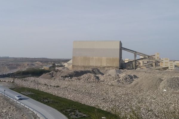 Les carrières du Boulonnais. Image d'archives