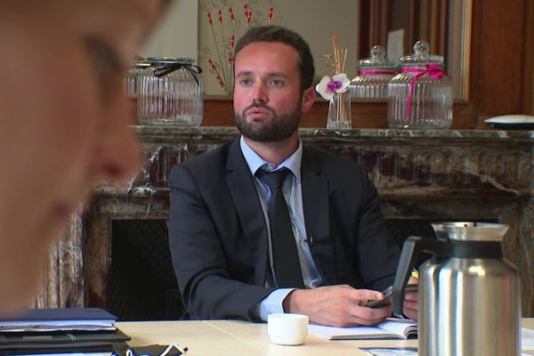 Valentin Belleval, 28 ans, est le nouveau maire d'Hazebrouck élu le soir du second tour des municipales.