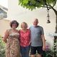 Lucie, Christiane et son mari, hébergeurs pour le festival Chalon dans la Rue.