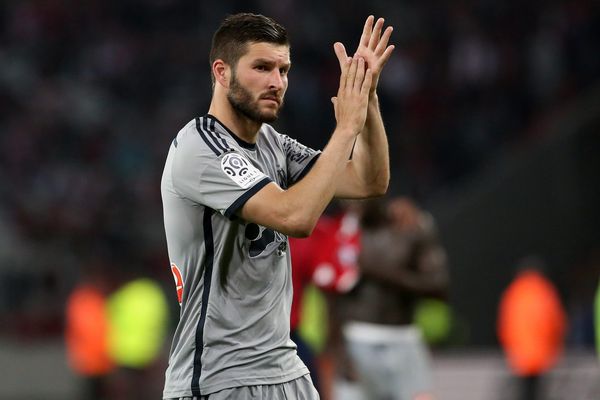 André-Pierre Gignac auteur du premier but olympien moins d'une minute après le début du match