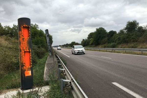 Un radar vandalisé sur une deux fois deux voies limitée à 110 km/h