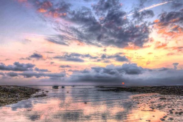 Le ciel se couvre sur Noirmoutier, en Loire-Atlantique.