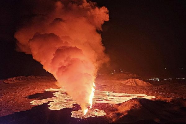 Une nouvelle éruption volcanique s'est déclenchée ce 8 février dans la péninsule de Reykjanes au sud-ouest de l'Islande.