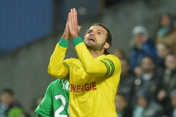 Oswaldo Viscarrondo durant le match Saint-Étienne Nantes (2-0)