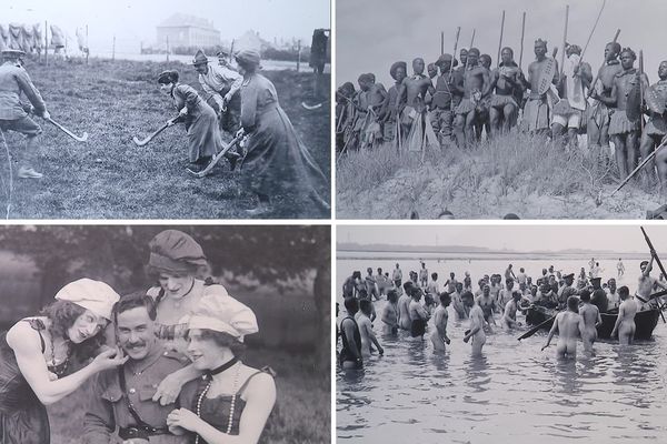 Une exposition photo qui présente la guerre loin de l'horreur du front.