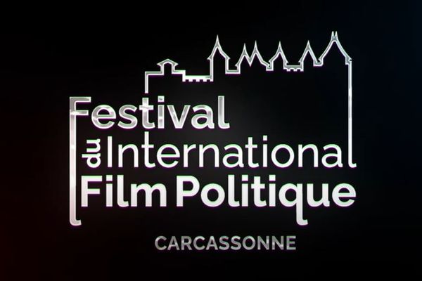 Le logo du FIFP, le Festival International du Film Politique de Carcassonne.