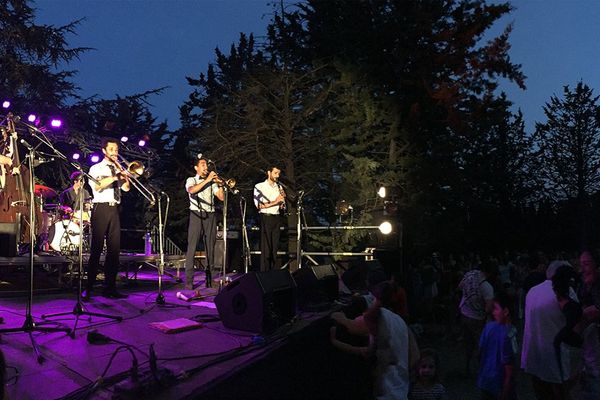 Le groupe Sweet Peppers (swing) au domaine d'O à Montpellier pour la fête de la musique 2017