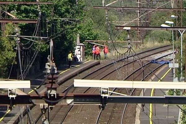 Saint-Aunès (Hérault) - un homme de 51 ans est décédé après avoir été percuté par un train - 10 juin 2014.