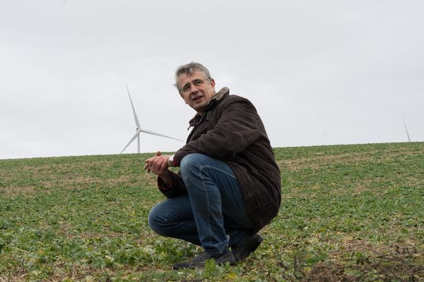 Ludovic Renaudin, 53 ans, cultive 200 hectares dans l'Aube. "Oui j'utilise des produits phytos et j'assume, mais tout est dans le dosage". 