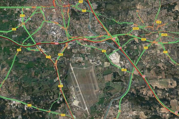 Trafic très perturbé sur l'A7 et l'A54 à la suite d'un carambolage