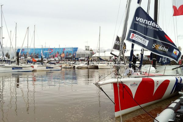 Le site du Village du Vendée Globe au port des Sables d'Olonne