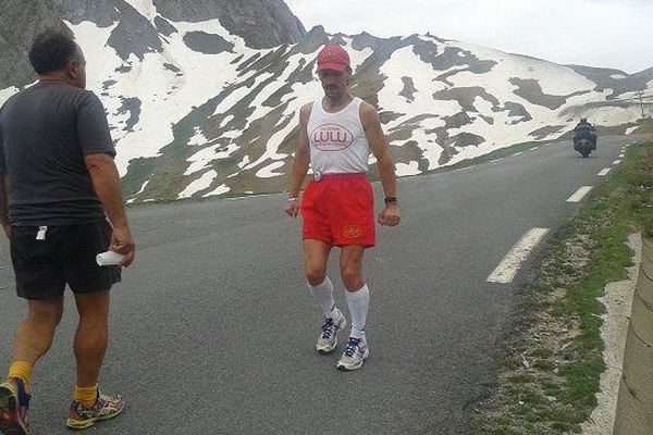 Photo d'illustration, Lucien Bérenguer lors de l’ascension du Ventoux