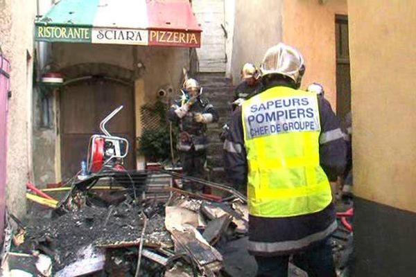 les pompiers se sont rapidement rendus sur place