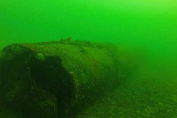 La mine anglaise de 600kg repose en rade de Brest depuis la seconde guerre mondiale