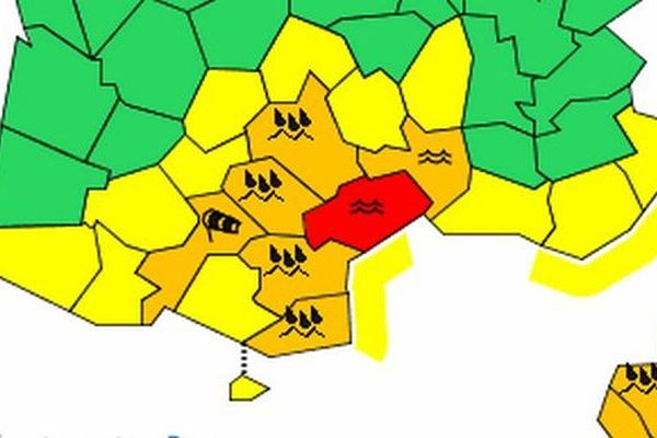 Météo France carte alerte orange 28 novembre 2014