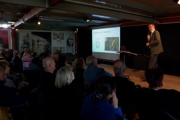 Les conférences du parc Galea ont repris avec l'intervention de Bruno David, ancien président du muséum national d'histoire naturelle sur le thème de la biodiversité en Méditerranée.