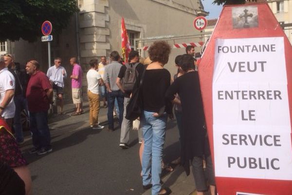 Manifestation des agents territoriaux à La Rochelle