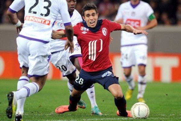 Viktor Klonaridis, le 30 octobre 2012 au Grand Stade face à Toulouse