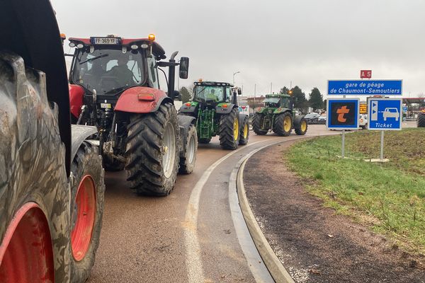 Les agriculteurs mobilisés en Haute-Marne.