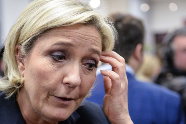 Marine Le Pen en visite à Besançon 