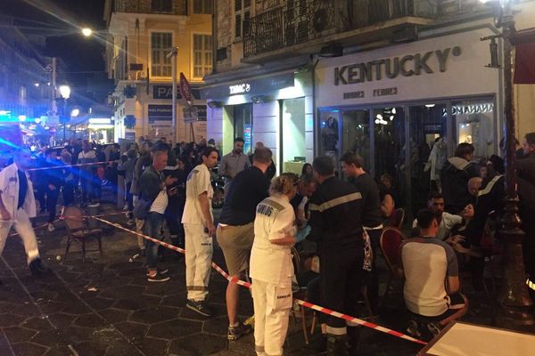 Des équipes du Samu 06 ont été dépéchées rue Masséna.