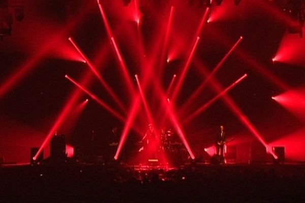 Black Strobe aux Transmusicales de Rennes en 2012 : déferlement de lumières et de sons pour ce groupe français