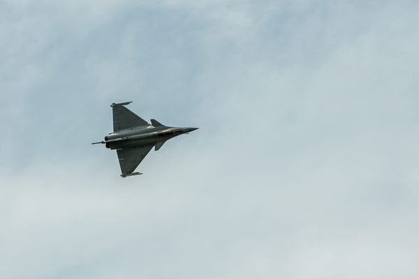 Le Rafale est un exemple d'avion de chasse supersonique utilisé par l'Armée de l'air. Ici en démonstration au Salon du Bourget. (image d'illustration) 