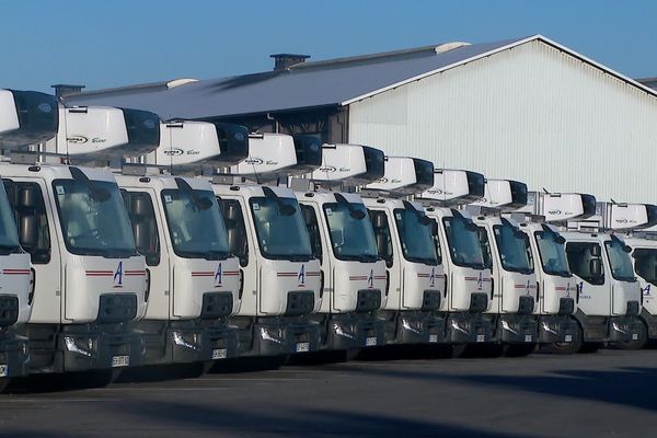 Tous les camions du site d'Echirolles sont à l'arrêt total