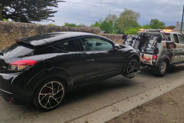 C'est au volant de ce véhicule que le jeune conducteur a été pris en flagrant délit de grand excès de vitesse