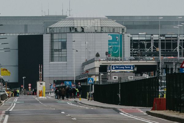 L'aéroport de Bruxelles-Zaventem, cible d'une attaque terroriste le 22 mars 2016.