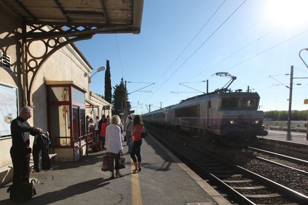 La gare des Arcs.